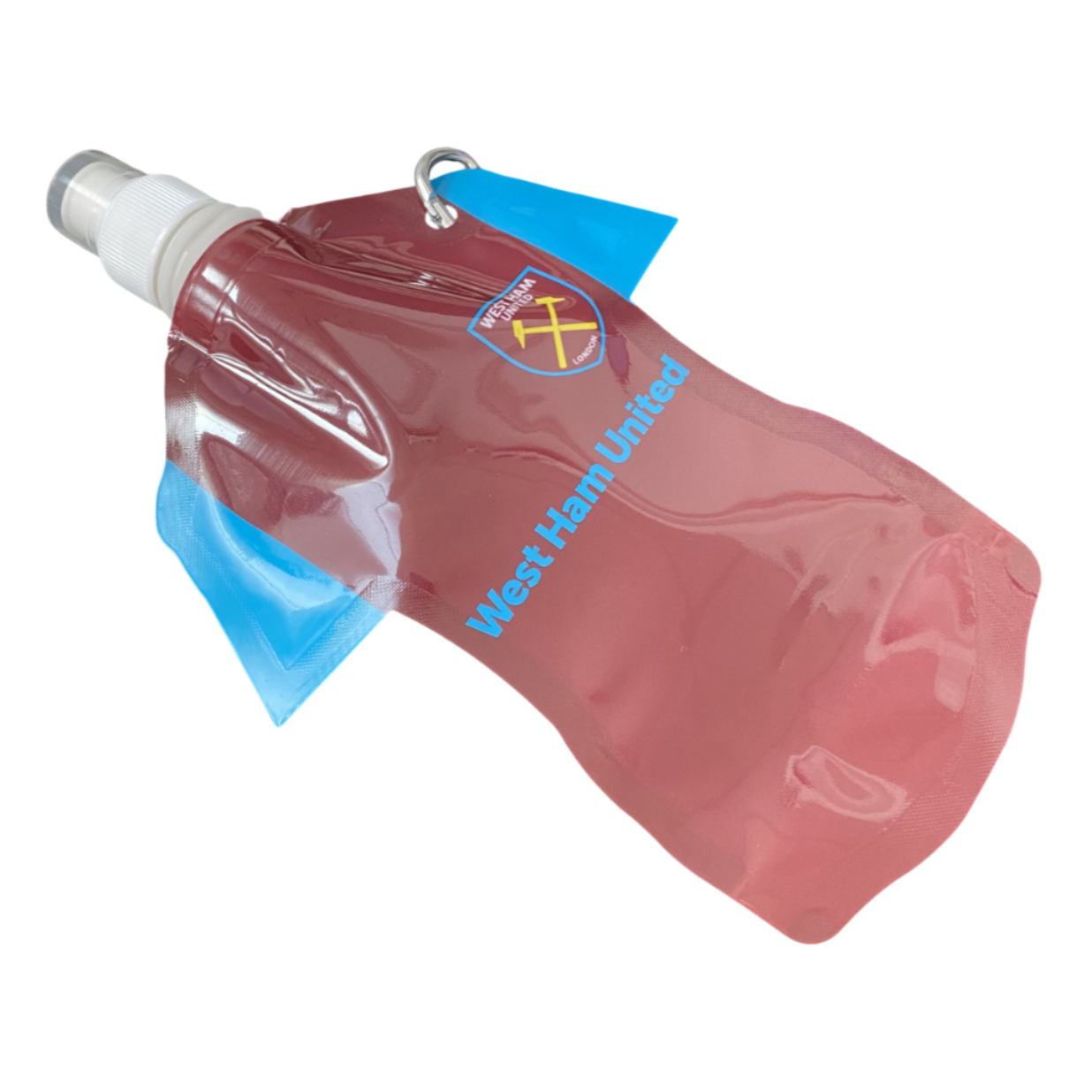 west ham united fc shirt shaped water bottle